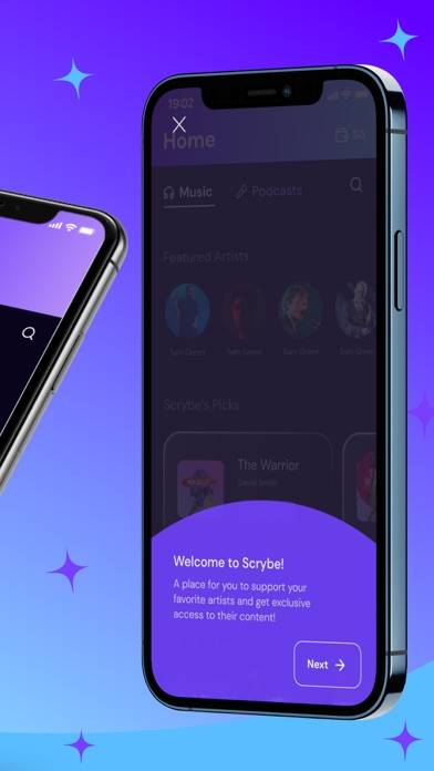 Scrybe App-Screenshot