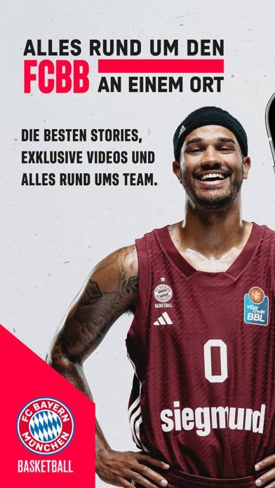 FC Bayern Basketball Bildschirmfoto