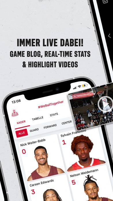 FC Bayern Basketball App-Screenshot #3