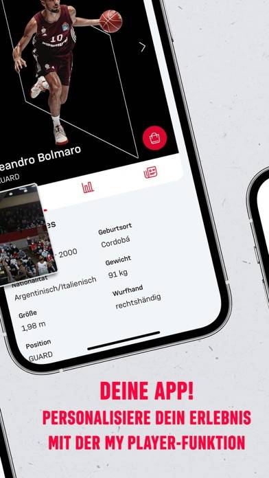 FC Bayern Basketball App-Screenshot #4