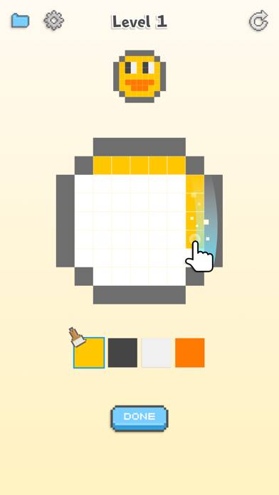 Pixel Paint! Captura de pantalla de la aplicación #1