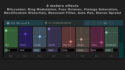 EG ModernFX AU3 Multi effects Captura de pantalla de la aplicación #1