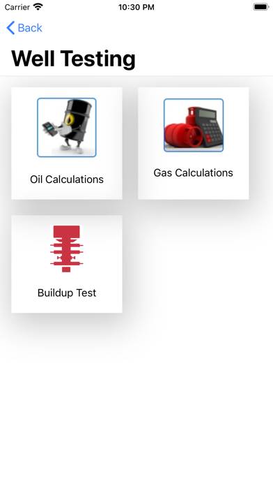 Oilfield Calculator Captura de pantalla de la aplicación