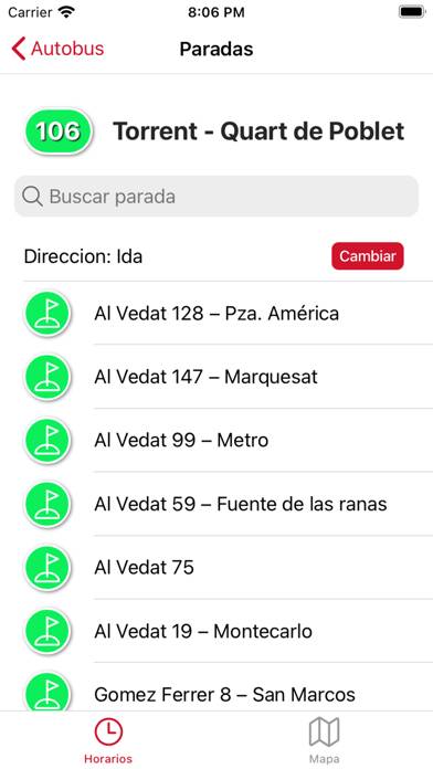 Fernanbus App Captura de pantalla de la aplicación