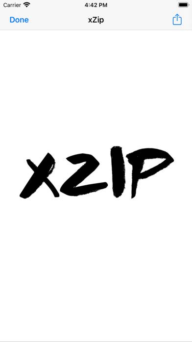 XZip Capture d'écran de l'application #3
