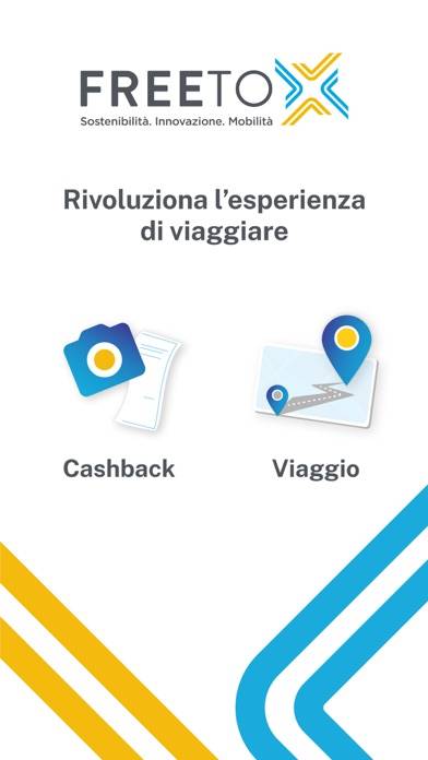 Free To X: Cashback e Viaggio immagine dello schermo