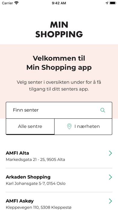 Min Shopping App skärmdump #1