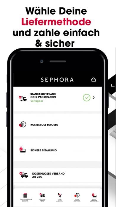 Sephora-Beauty,Pflege,Make-up App-Screenshot