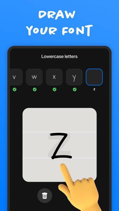 Fontmaker App-Screenshot #2