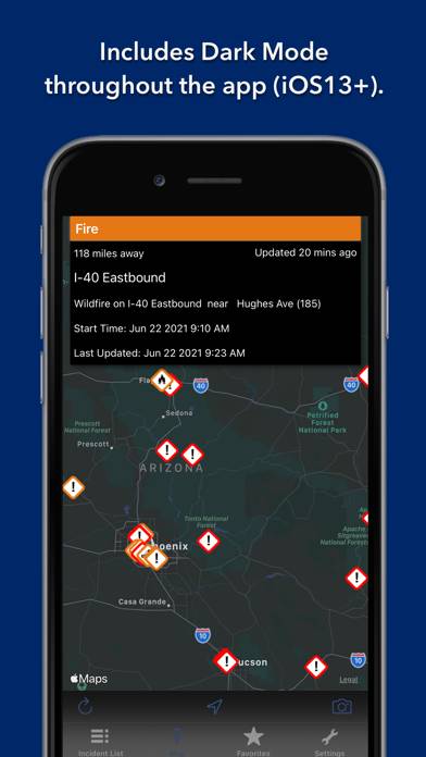 Arizona State Roads App screenshot