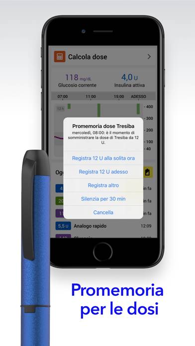Penna smart per insulina InPen Schermata dell'app #6