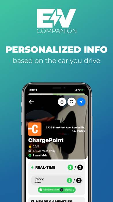 EV Companion App screenshot