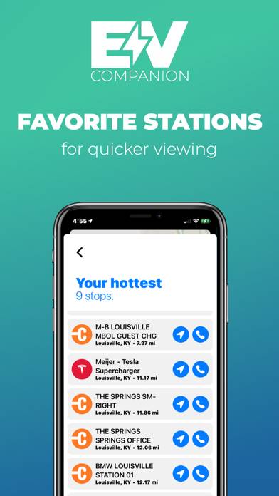 EV Companion App screenshot