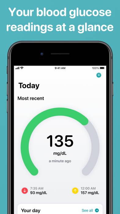 Glucomate: Diabetes Log Captura de pantalla de la aplicación #1