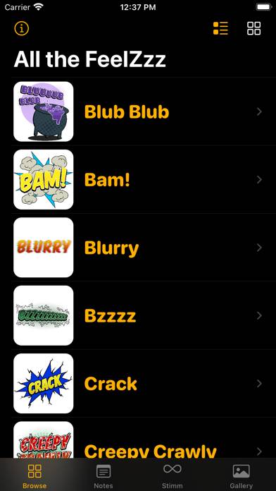All the FeelZzz App screenshot #1
