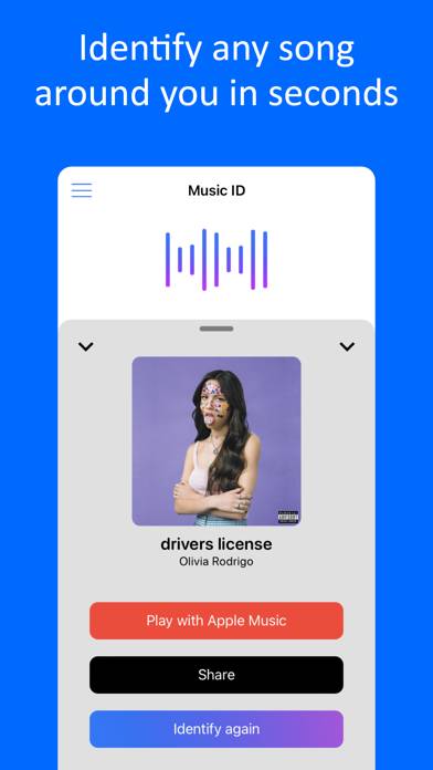 Music Identifier ‣ Find Songs capture d'écran