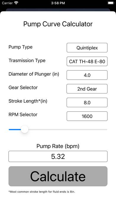 FrackCalc App screenshot #2