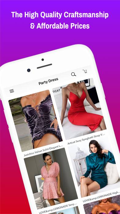 Women's party dress cheap shop Capture d'écran de l'application #4