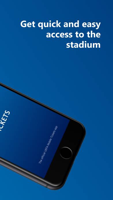 UEFA Mobile Tickets Captura de pantalla de la aplicación #2