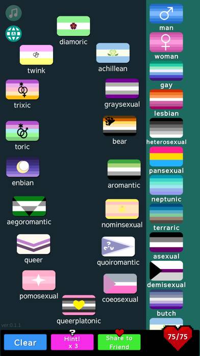 LGBT Flags Merge! App-Screenshot #1