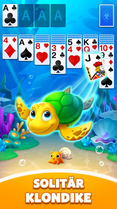 Solitär Aquarium Spiel-Screenshot