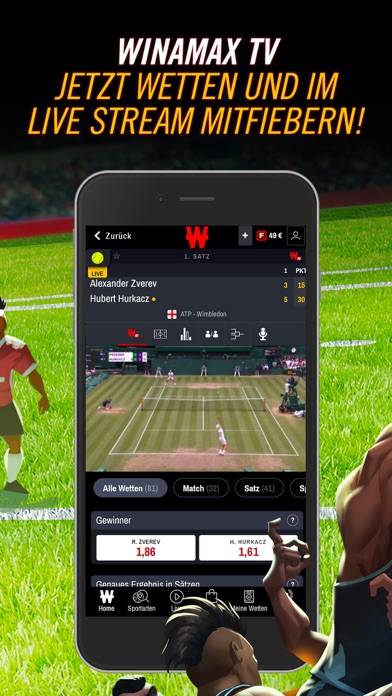 Winamax Sportwetten App-Screenshot #5