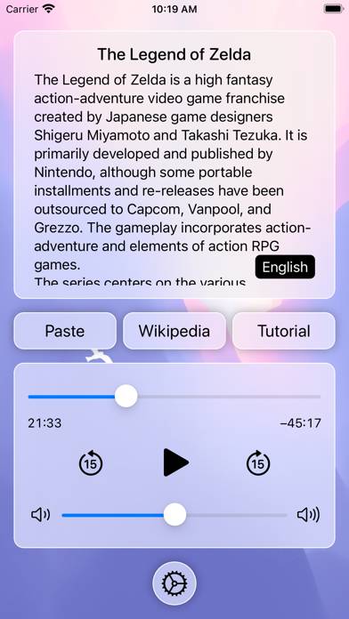 IPlayText: Listen to Any Text Captura de pantalla de la aplicación #1
