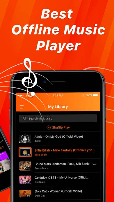 Musify : Music Player Captura de pantalla de la aplicación #2
