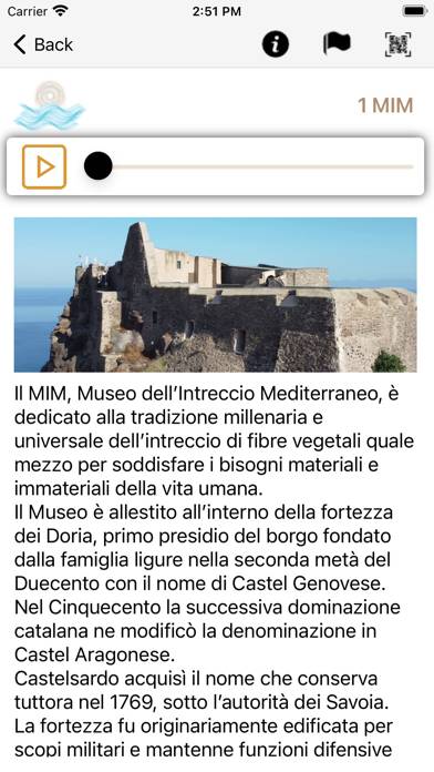 Castelsardo Musei Civici App skärmdump #5