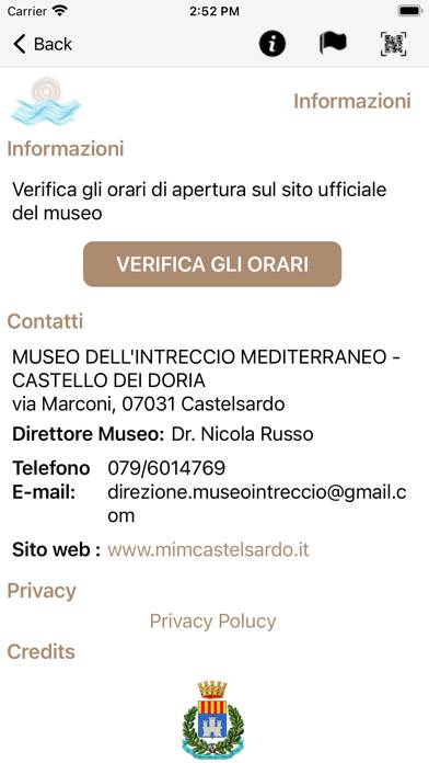 Castelsardo Musei Civici App skärmdump #6