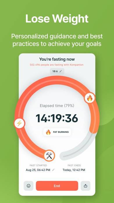Kompanion Intermittent Fasting App screenshot #2