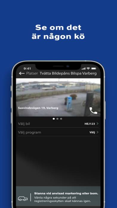 Tvätta Biltvätt App skärmdump #3