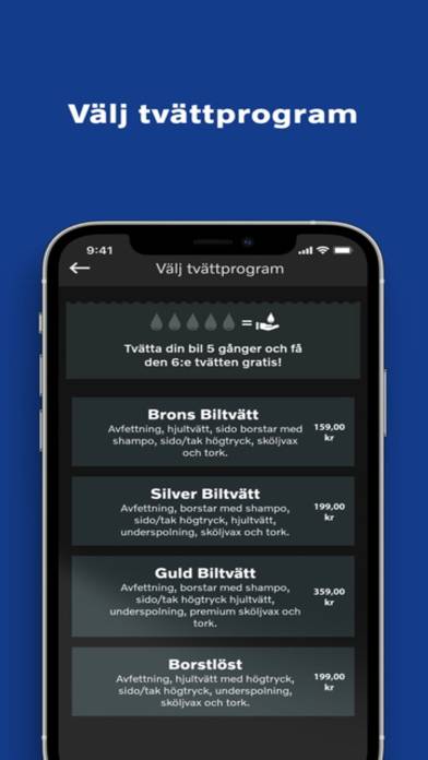 Tvätta Biltvätt App skärmdump #5