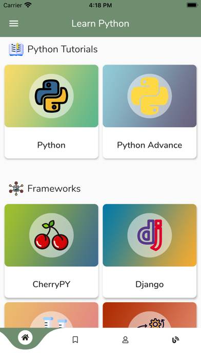 Learn Python 3 Programming App screenshot