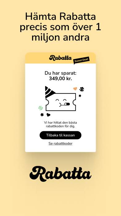 Rabatta: Rabattkoder & Priser App skärmdump