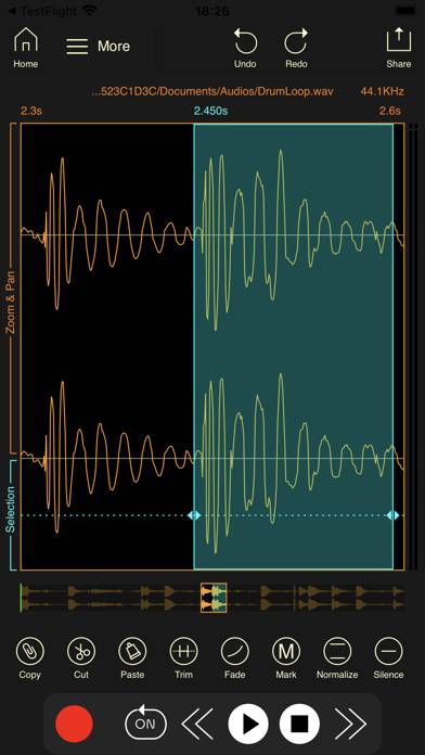 Wavebox Audio Editor App screenshot #5