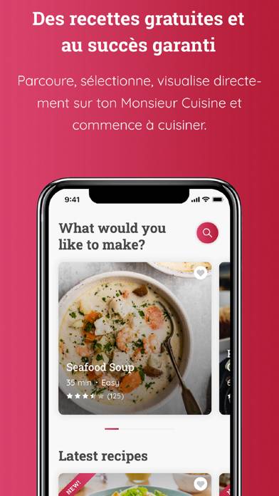 Monsieur Cuisine App Schermata dell'app #1