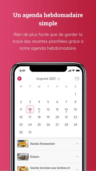 Monsieur Cuisine App Capture d'écran de l'application