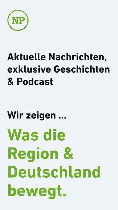 NP - Nachrichten und Podcast Bildschirmfoto