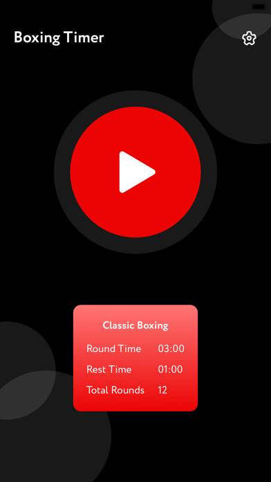 Boxing Timer Interval Скриншот приложения #1