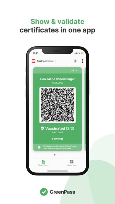 GreenPass EU App-Screenshot #1