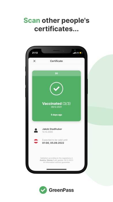 GreenPass EU App-Screenshot #5