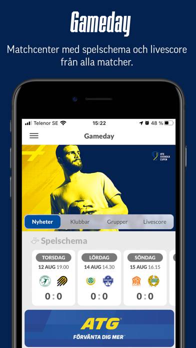 ATG Svenska cupen App skärmdump