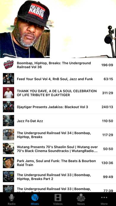 FullBlastRadio App Capture d'écran de l'application #2