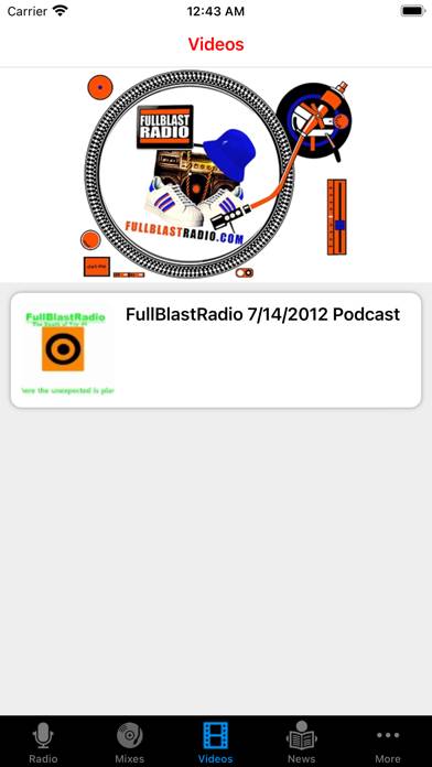 FullBlastRadio App Capture d'écran de l'application #5
