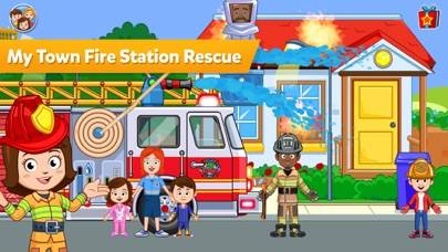 My Town: Firefighter Games Captura de pantalla de la aplicación #1