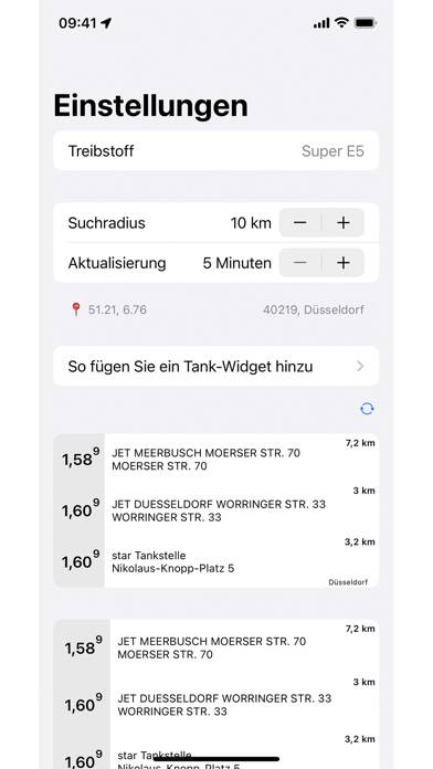 TankWidget App-Screenshot #1