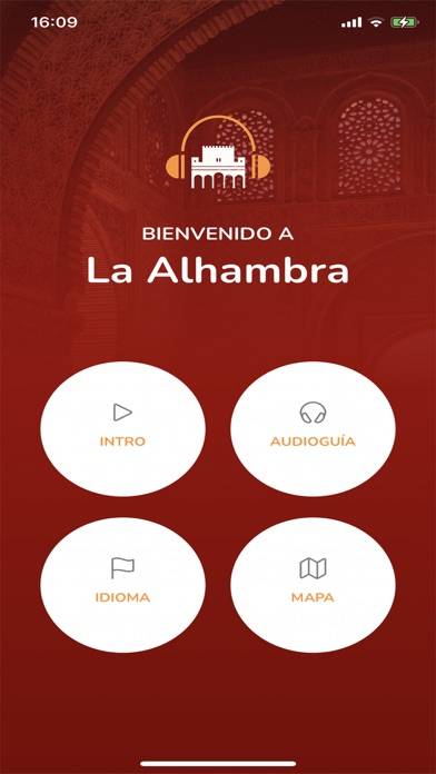 Audioguía Alhambra Captura de pantalla de la aplicación #1
