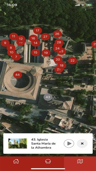 Audioguía Alhambra Captura de pantalla de la aplicación #6
