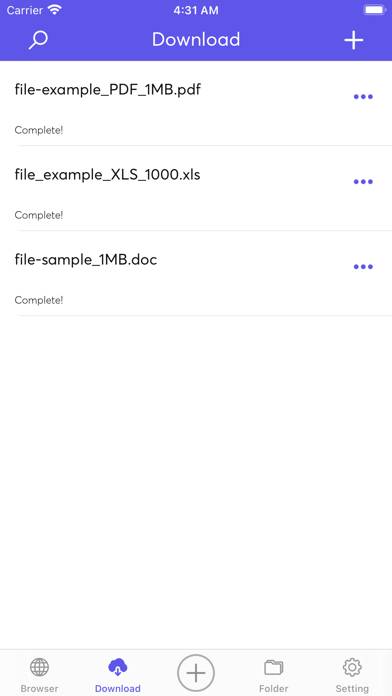 IFile ™ Capture d'écran de l'application